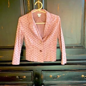 Lilac two button blazer size 2